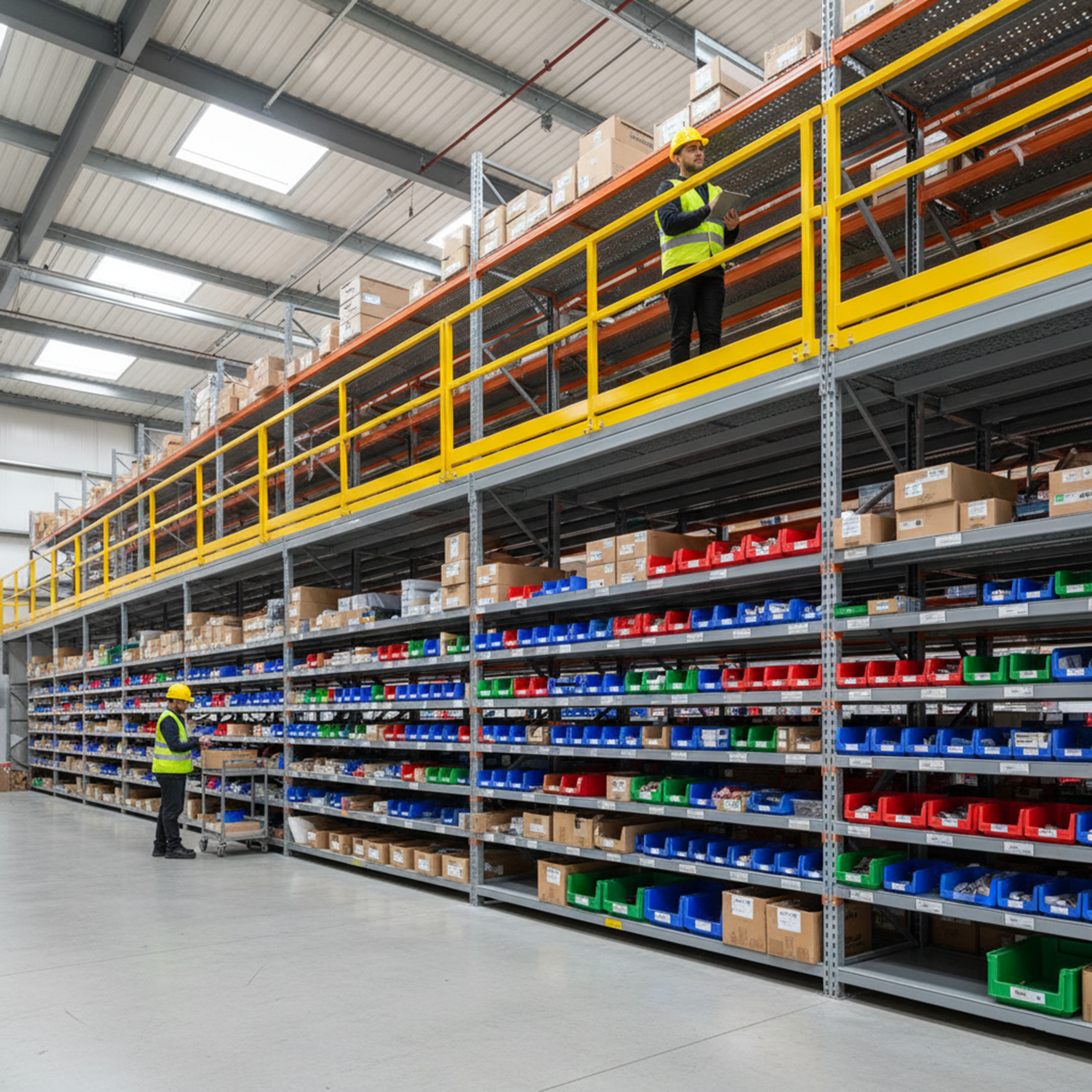 Shelving Supported Catwalk Shelving Supported Catwalk