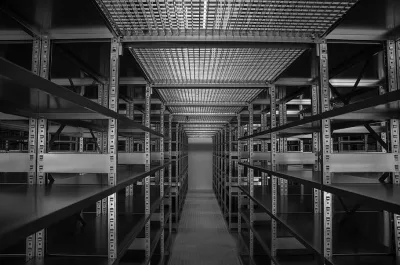Shelving-Supported Catwalks