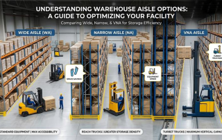 Wide vs. Narrow vs. VNA Racking